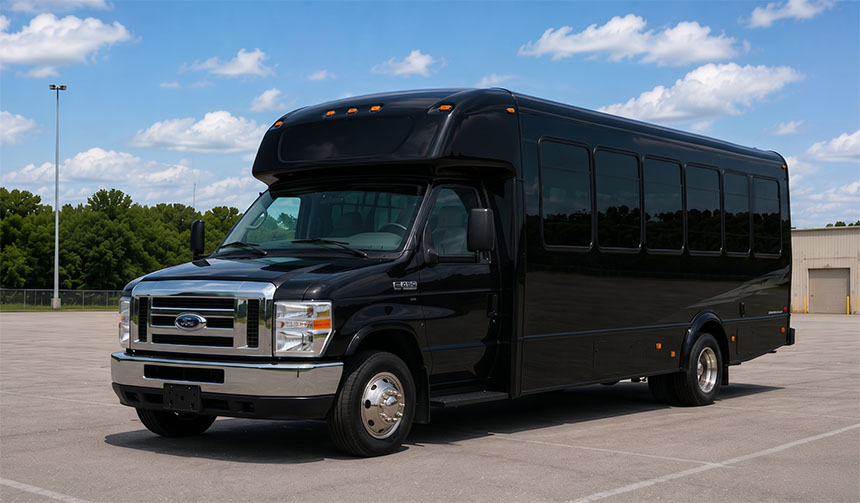 20-passenger minibus for charter in Southlake, TX