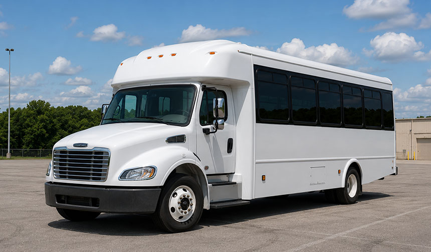 25-passenger minibus for charter in Southlake, TX